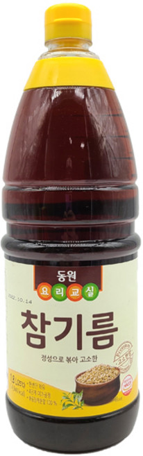 동원FB 요리교실참기름1.8L, 1.8L