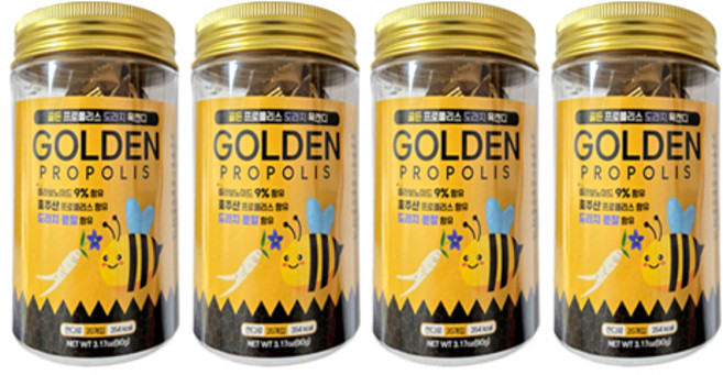 골든 프로폴리스 도라지 목캔디 시원한사탕, 4개