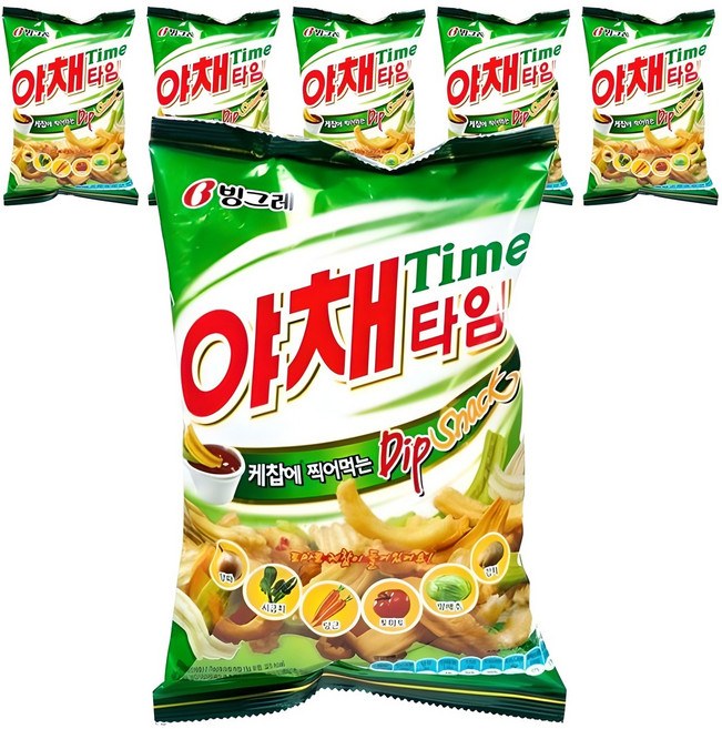 빙그레 야채타임, 70g, 6개