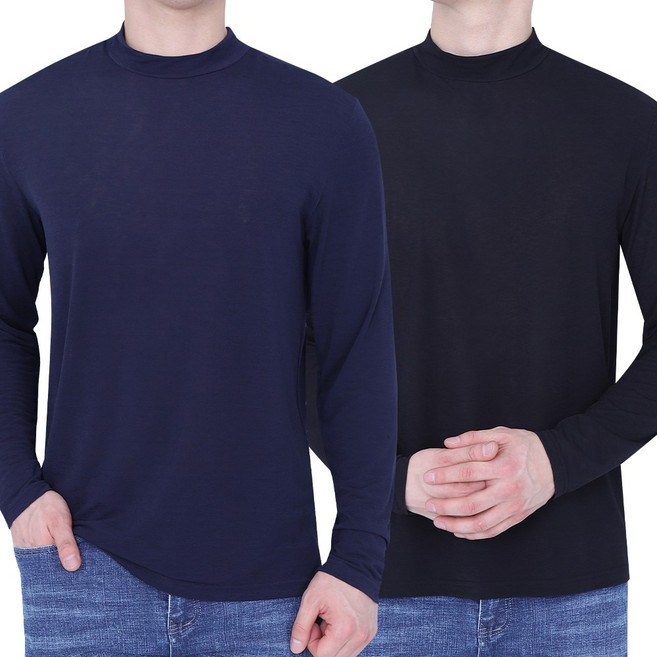 쿨티셔츠 냉감 반목티 빅사이즈 원플러스원