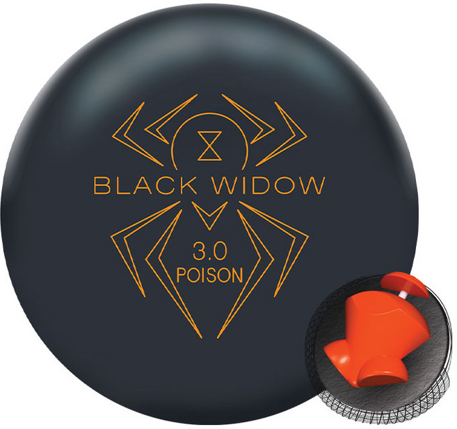[햄머] :블랙위도우 3.0 플래티넘 레드펄: 해머 공인구 소프트볼 훅볼 볼링공, 15파운드, 1개