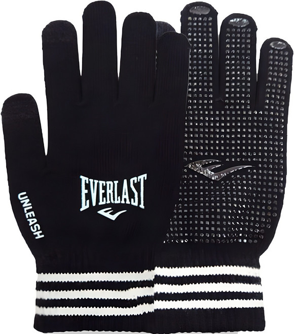 에버라스트 스마트 터치 니트 장갑, 블랙, 1개