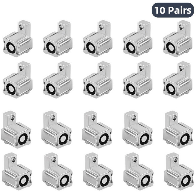 1/10 쌍 교체 래치 Nintendo 스위치/스위치 OLED JoyCon 수리 부품 용 금속 버클, 10 pairs