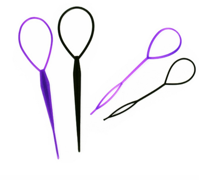 앤에이 올림머리 고정 도구 뒤꽂이, 보라색