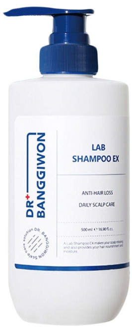 Dr.Banggiwon LAB 根頭皮護理洗髮精EX 深層清潔頭皮 強化髮根 溫和舒緩敏感頭皮, 2個, 500ml