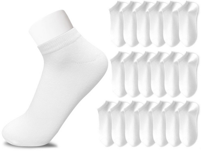 나비리프 남성용 프리미엄 스니커즈 발목 양말 20켤레