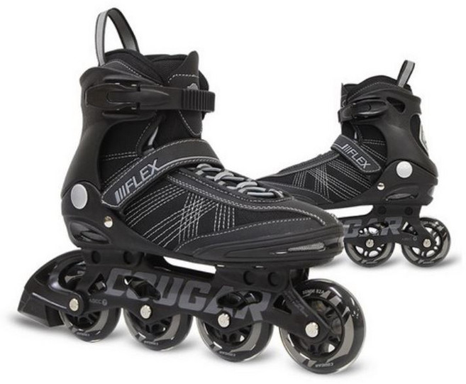 Cougar 플렉스 M 인라인스케이트, 블랙, 1개