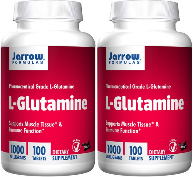 Jarrow FORMULAS 賈羅公式 左旋麩醯胺酸錠 1000mg, 100顆, 2罐