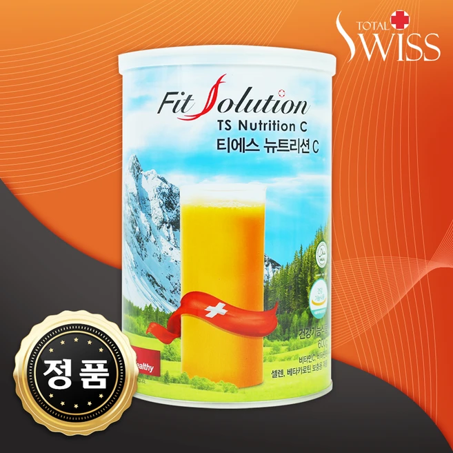 [힘있게 에너지 UP] 토탈스위스 코리아 티에스 뉴트리션C + 땡큐 gift, 1세트, 60g - 쿠팡
