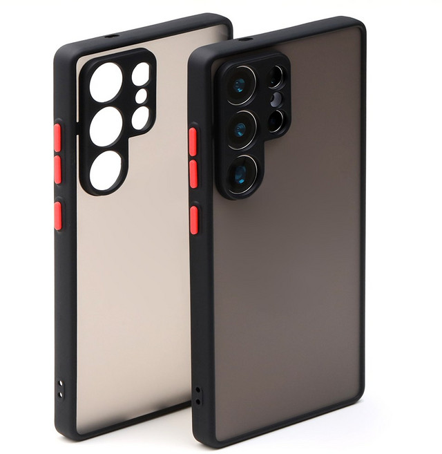 럭스폰 반투명 충격방지 카메라 렌즈보호 풀커버 케이스