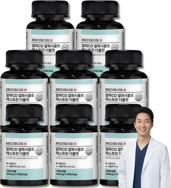 [정품] 고함량 알파CD 사이클로 덱스트린 시클로 식약처 HACCP 인증, 8개