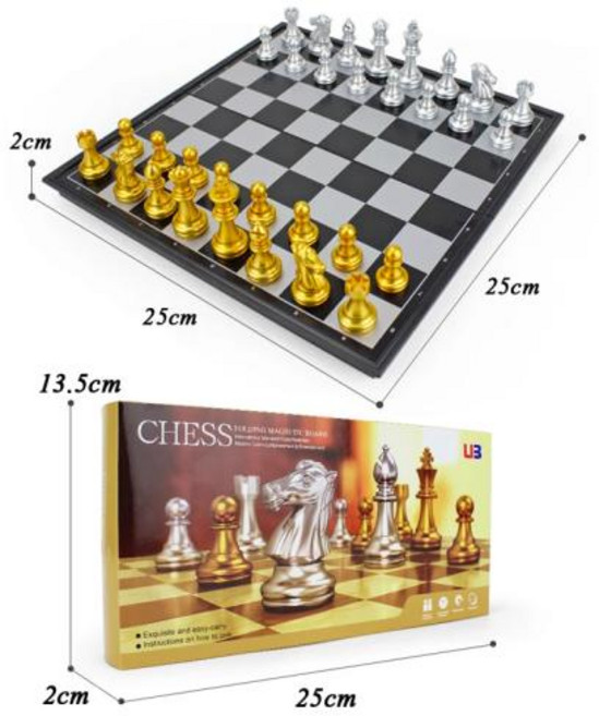중세 접이식 클래식 체스 세트 판 32 조각 골드 실버 자기 성인을위한 휴대용 여행 게임 아이 장난감, 1)gold and silver, 1개