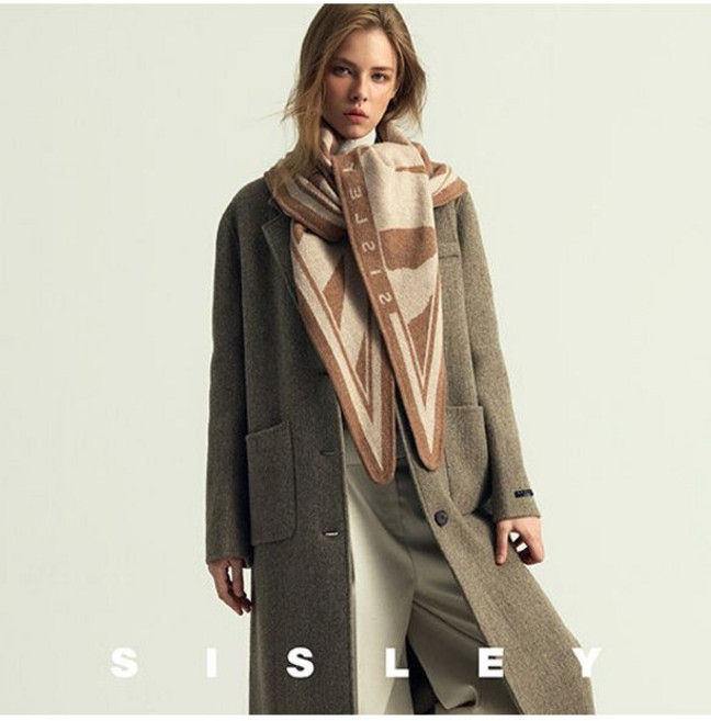 새해초특가LEY 시슬리 울캐시미어 니트머플러 2SET머플러 가죽벨트 616442