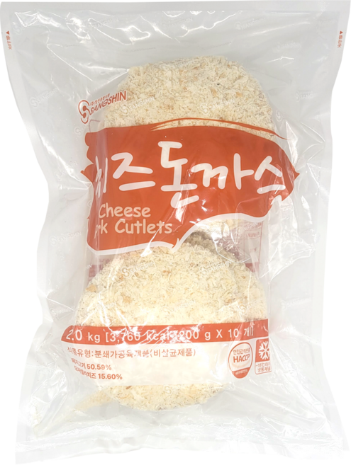 [기한임박~9.14까지] [251] 상신 치즈돈까스 2kg, 1개