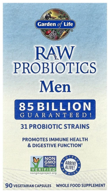 가든오브라이프 RAW 프로바이오틱스 맨 850억 남성용 유산균 90 베지캡슐, 1개, 90정 - 쿠팡