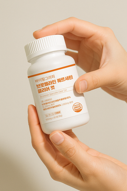 바이탈그라피 브로멜라인 퀘르세틴 클리어 컷 36g, 1개, 60정