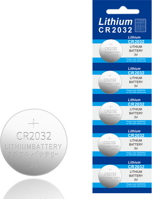 치프몰 CR2032 3V 리튬 건전지 코인 배터리, 1세트, 5개입