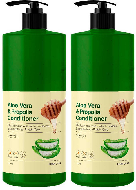 샤샤 알로에 베라 앤 프로폴리스 대용량 컨디셔너 1500ml, 1.5L, 2개