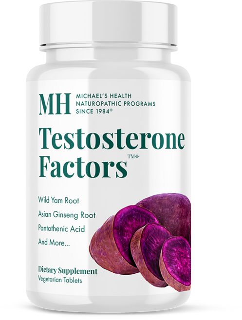 MICHAEL'S NATUROPATHIC-關閉 睪固酮因子素食錠, 1個, 60入