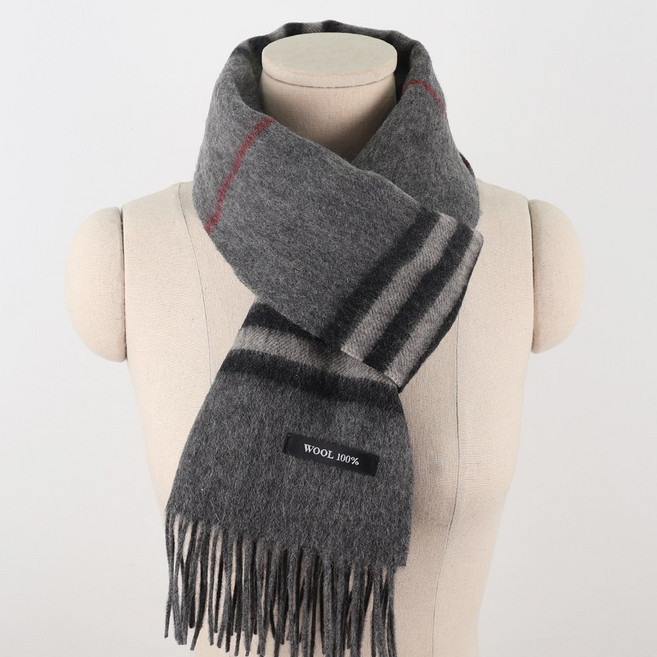 에스랑제이 바인드 남성 여성 울 머플러 목도리