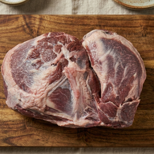 온축산 소뽈살 볼살 국내산, 3개, 1kg