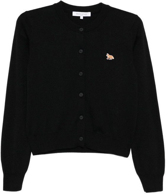 메종키츠네 베이비 폭스 패치 가디건