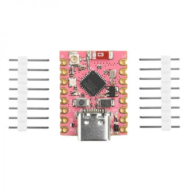 ESP32-C3 Super Mini 블루투스 와이파이 개발보드 PINK, 1개