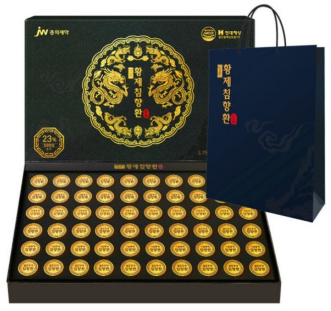 일품 황제 침향환 (침향 23%)(1알 3.75g x 60환), 225g, 4개