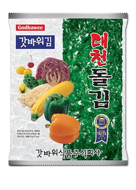 갓바위식품(주) 대천갓바위김 돌김 20g, 10개