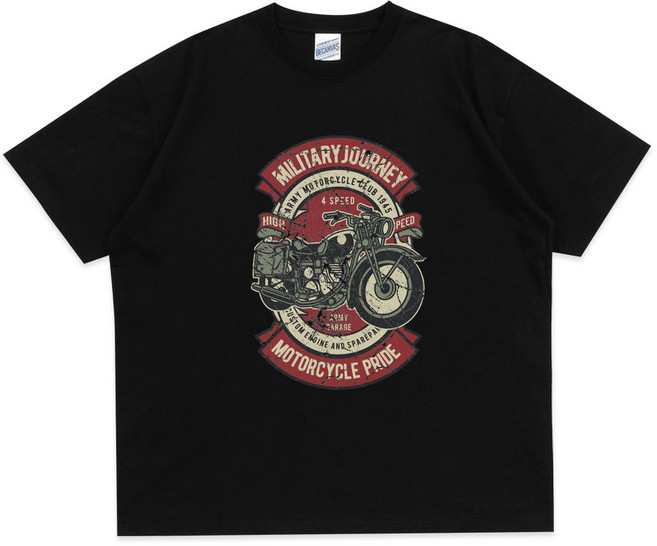 남자 빈티지 프린팅 반팔 티셔츠 데일리 오버핏티