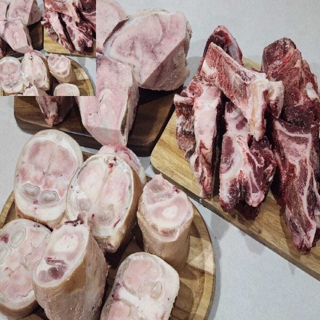 한우 사골 우족 보신 세트 12kg 육수용 국산 우족혼합 뼈재료가정용, 1개, 1g