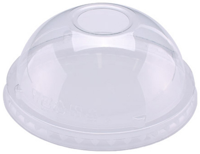 92파이 98파이 1000개 아이스컵 평 리드 투명 돔뚜껑, 1개