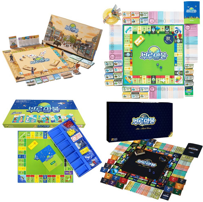부루마블 4종 클래식 대한독립 패밀리 프렌즈 가족 어린이 초등 보드게임 블루마불 브루마블, 1개