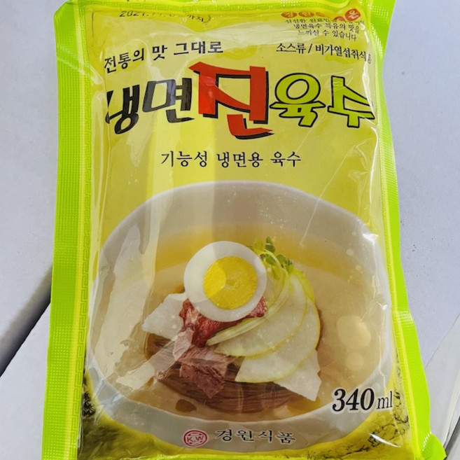 경원식품 냉면 진육수 1박스 (340ml x 30개입), 340ml
