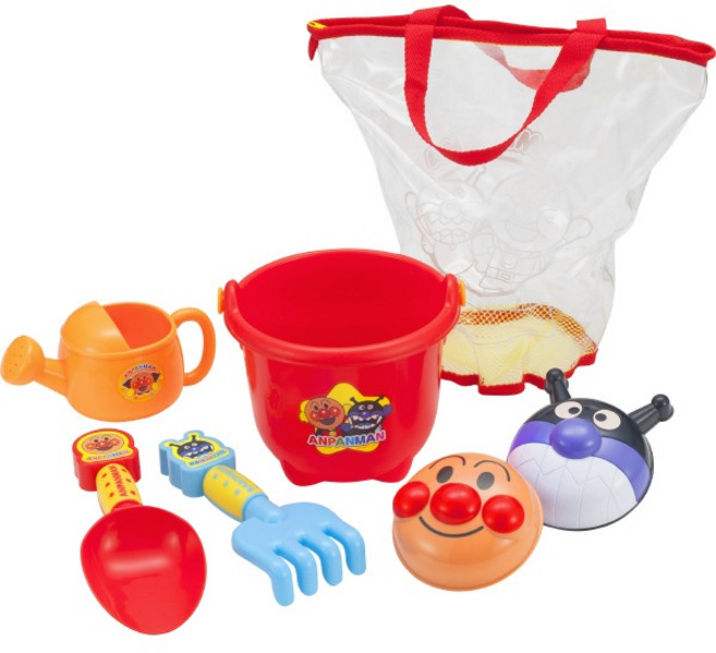 麵包超人 ANPANMAN 兒童沙灘挖砂玩具 七件組, 1個