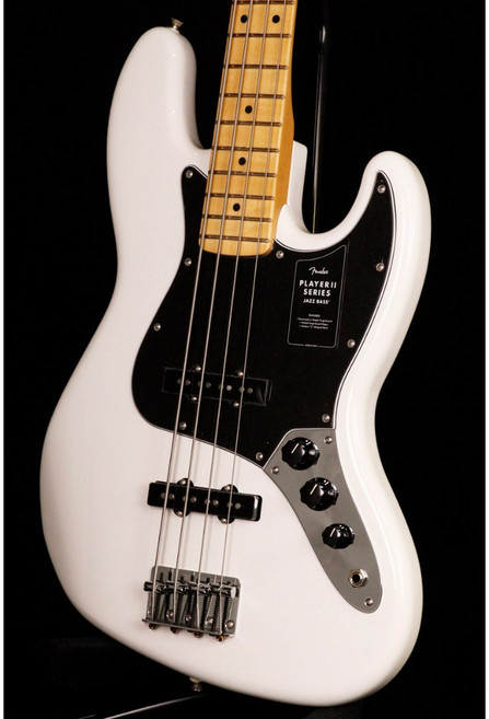 펜더 플레이어2 재즈 베이스기타 메이플지판 폴라 화이트, 단일 옵션, 1개