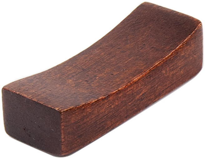 사각 원목 젓가락 받침대 나무 우드 앤틱 수저받침, 브라운, 1개