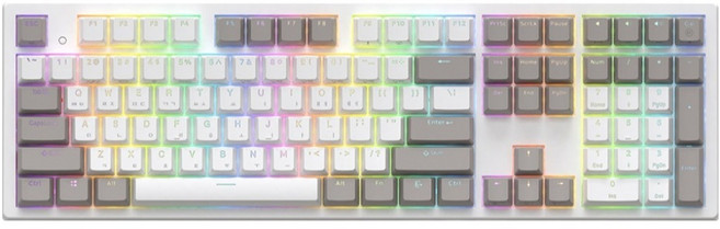 COX 엠프리스 RGB PBT 키보드 45g, [색상]Light Wh, [신속배송]Cox엠프리스R/White, 무접점