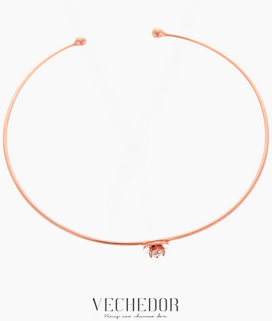 베체도르 14k 18k 라크리마 1부 다이아몬드 뱅글 팔찌