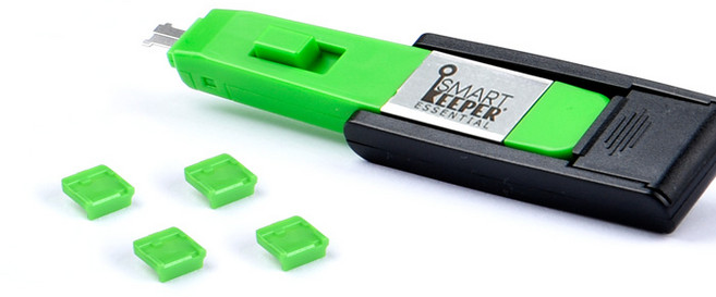 스마트키퍼 Mini USB-B 포트락 세트 4P + 락키 포트 보안 차단 잠금 장치 시스템 물리보안 기업 공공기관 교육/의료 사무실 UL04PK, Mini USB-B 포트락 4개 + 미니용 키 1개, 그린(GN), 1개