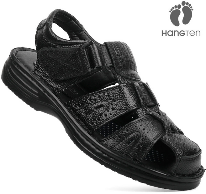 이제이슈즈 행텐 남자 천연가죽 글래디에이터 찍찍이 남자 여름 바캉스 정장 쿠션감 좋은 남성샌들 남자샌들 여름신발 벨크로