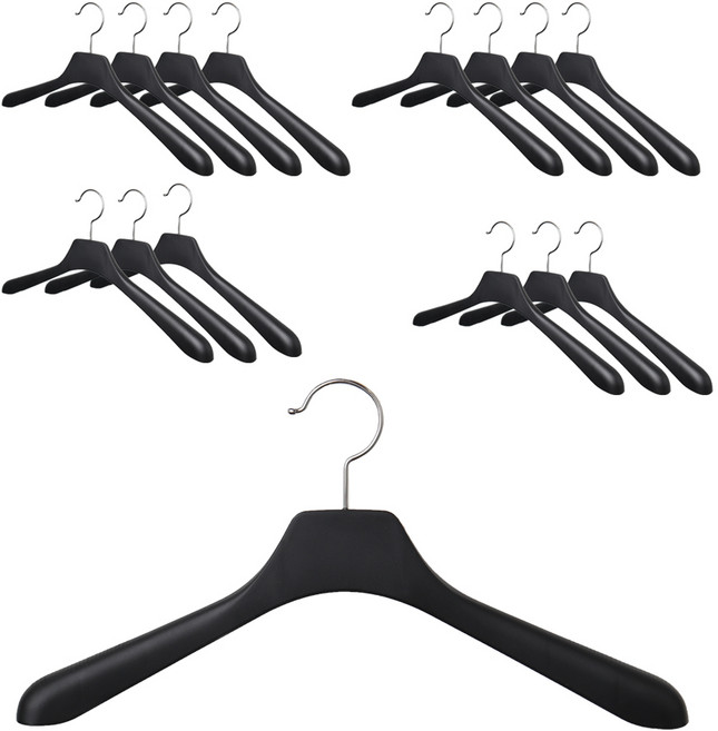 씨인크 남성 고급 다용도 옷걸이 블랙 15개