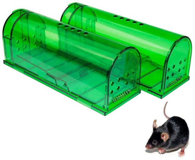 Humane Mouse Trap - Mouse Traps That Work – Best Mouse Mice and Rat Trap Plastic Traps Live Catc, 1개