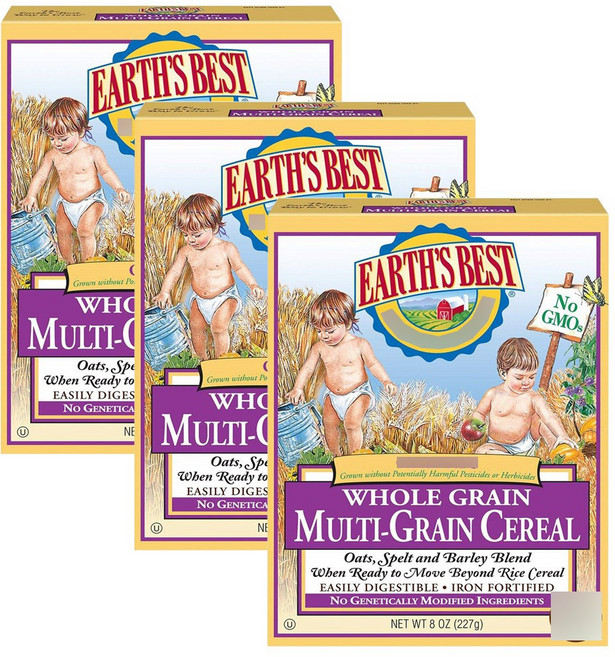 얼스베스트 통곡물 멀티 그레인 시리얼 분말 어린이 식품, 227g, 3개