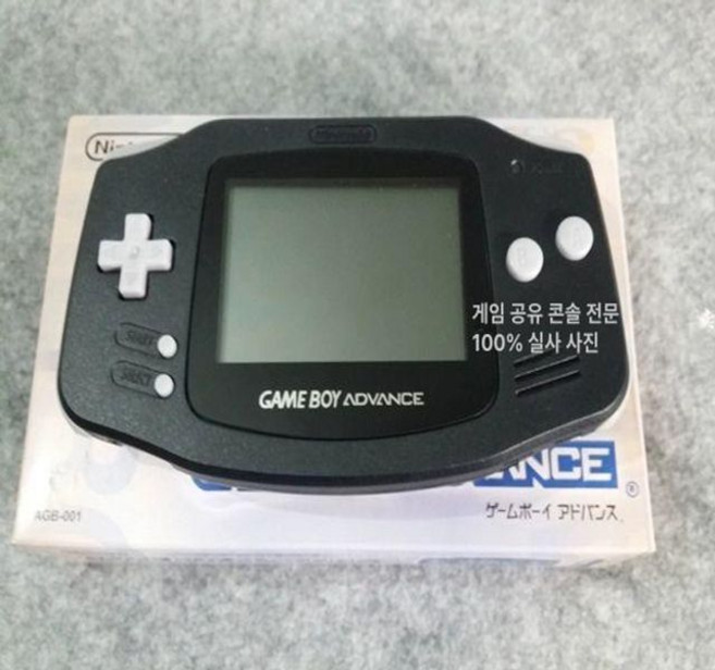GBA 게임보이어드밴스 백라이트버전 레트로픽셀, 블랙, 일본 버전, 기본