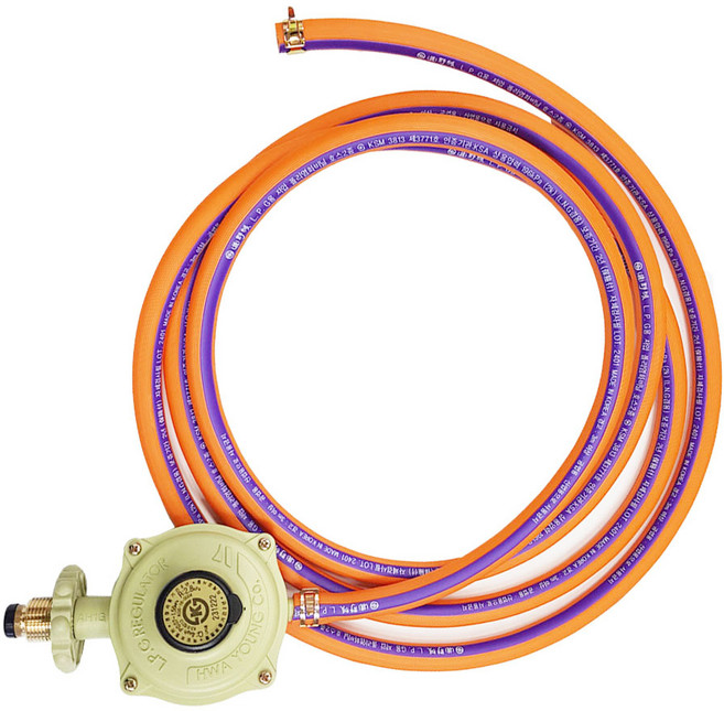 LPG가스호스 조정기 세트, 1개, LPG조정기+호스10m