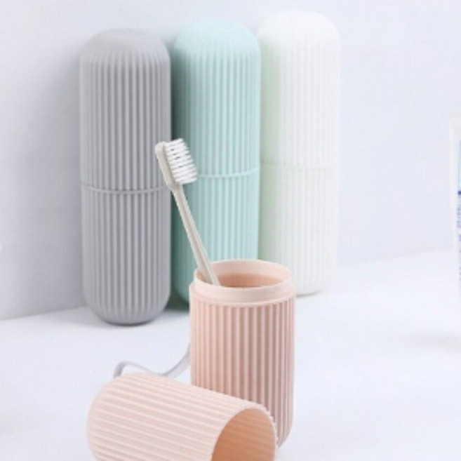 양치컵 칫솔케이스 21cm 여행용 캐릭터 잠수함 칫솔통, 핑크, 1개