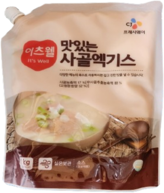 사골엑기스 ( 이츠웰 1kg ) 10개 [식당용], 3개