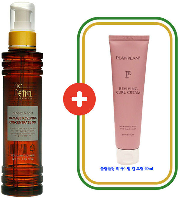 [에스테티카] 데미지케어 컨센트레이트 120ml+ 플랑플랑 리바이빙 컬 크림 60ml, 1개