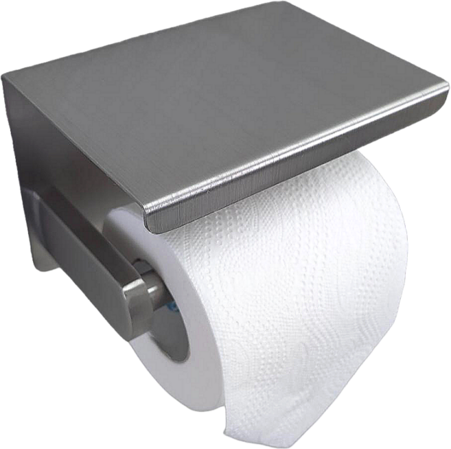 3M 접착식 화장실 휴지걸이 스텐304, 무광실버, 1개